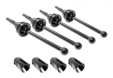 Traxxas Steel CV Driveshafts Mini Maxx Front Rear Assembled TRX10750X