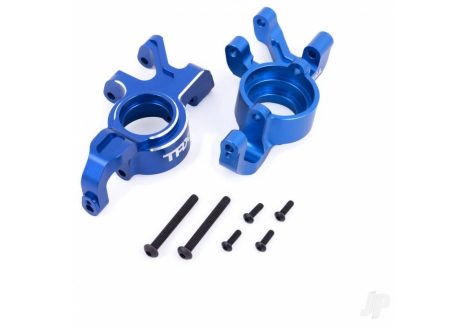 Traxxas Steering Blocks 6061-T6 Aluminium Blue Anodised TRX7836-BLUE