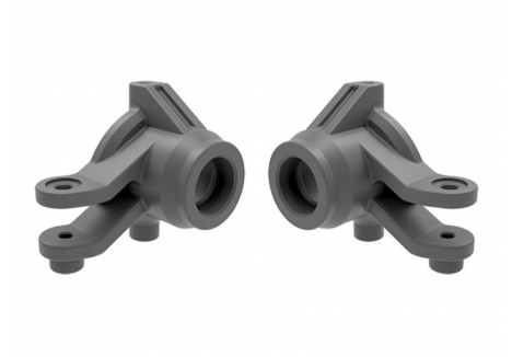 Traxxas Steering Blocks Left and Right Grey TRX10736-GRAY