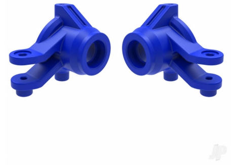 Traxxas Steering blocks, left & right (Blue) TRX10736-BLUE