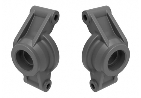 Traxxas Stub Axle Carriers Rear Left Right Grey TRX10752-GRAY