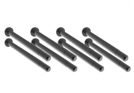 Traxxas Suspension pins, outer (hardened steel), 3x34mm (4), 3x37mm (4) TRX10740X
