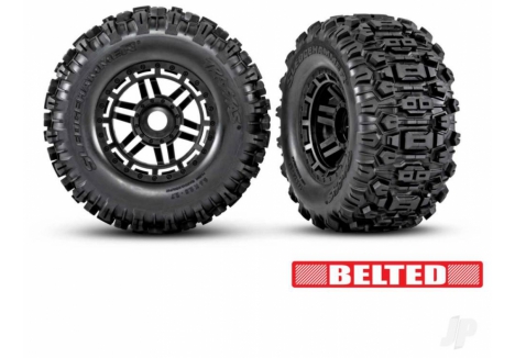 Traxxas Wheels and Tyres 1/8 Sledgehammer All-Terrain Black TRX8979