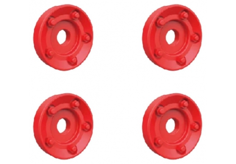 UDI RC WHEEL ANTI-SLIP GASKET RED 4PCS UDI-P16-003A