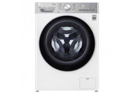 LG F4V1112WTSA 12kg Autodose Steam Washing Machine 1400rpm White